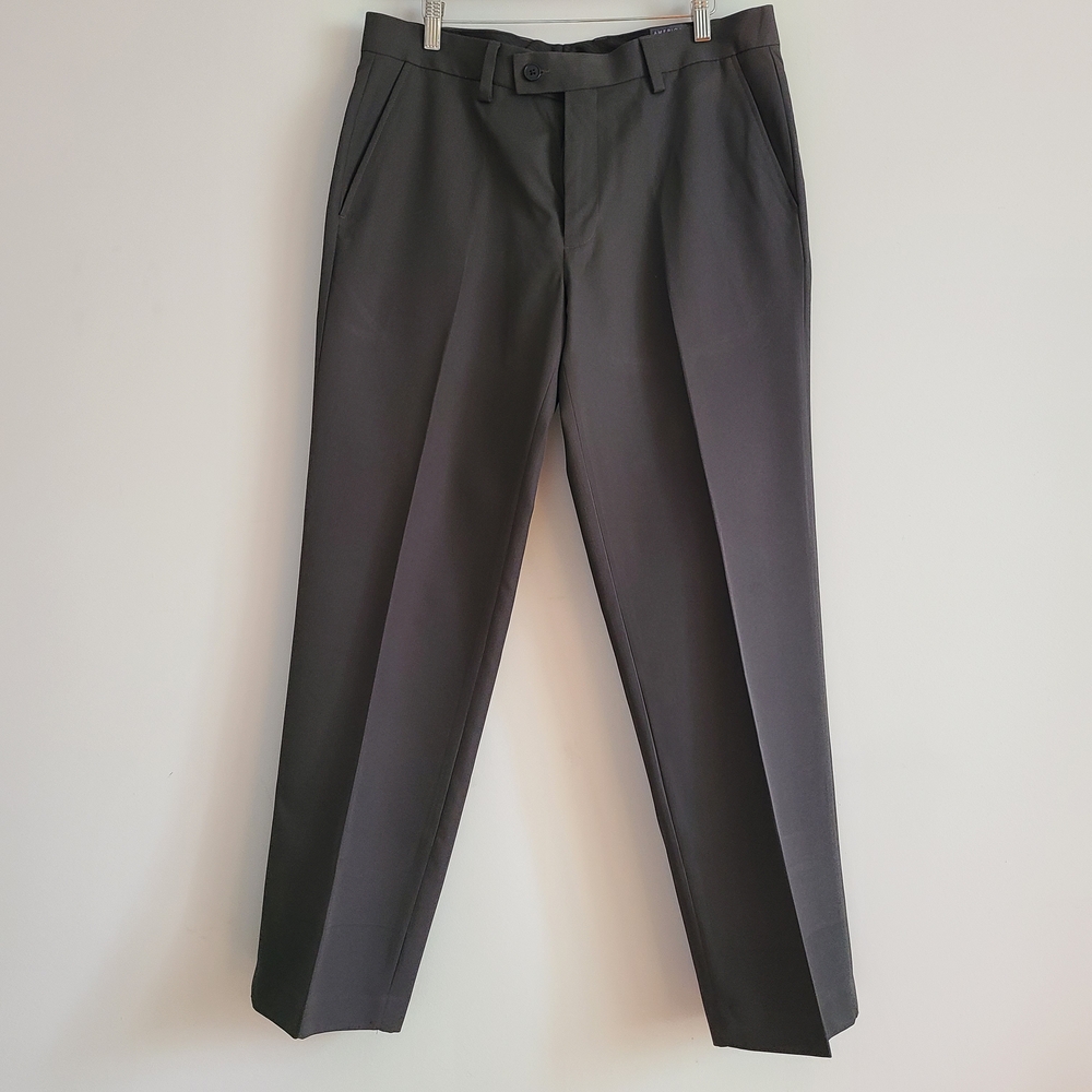 Alexander Julian Dark Gray Men's Dress Pants Size 34x30